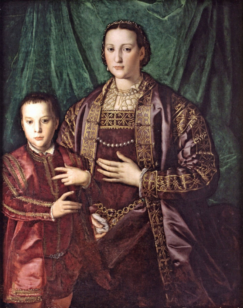 Eleonora di Toledo con suo figlio Francesco - Bronzino