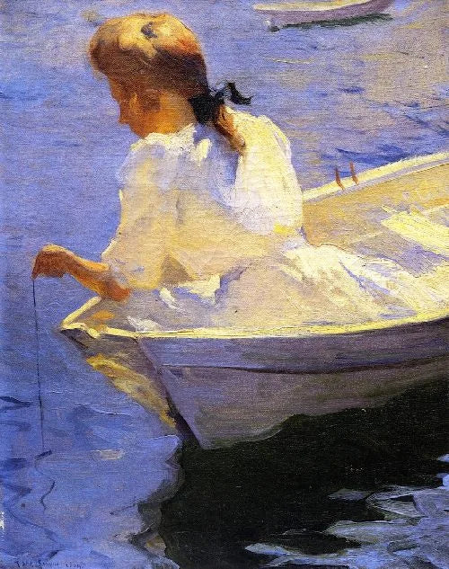 Éléonore nel Dory - Frank Weston Benson