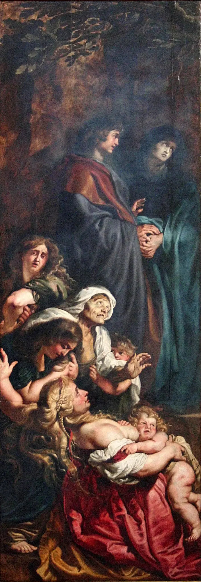 Elevazione della Croce (pannello di sinistra) - Peter Paul Rubens