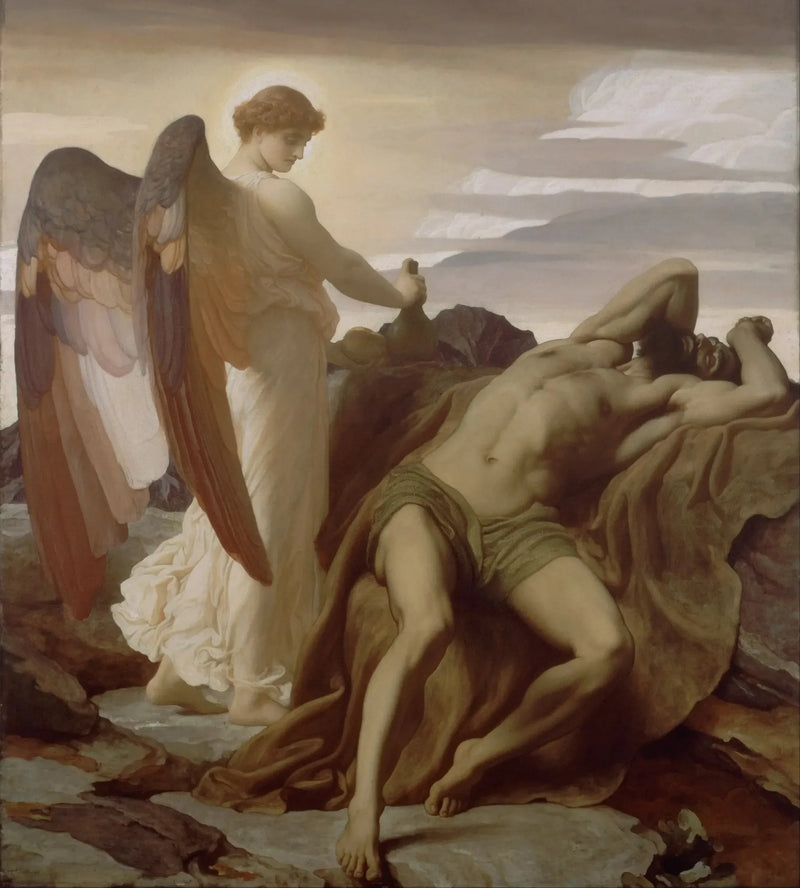 Élie nel deserto - Frederic Leighton