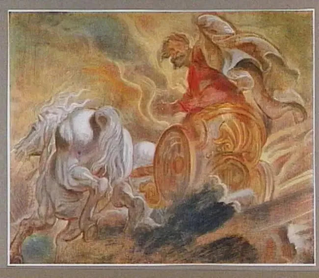 Élie è portato in cielo su un carro - Peter Paul Rubens