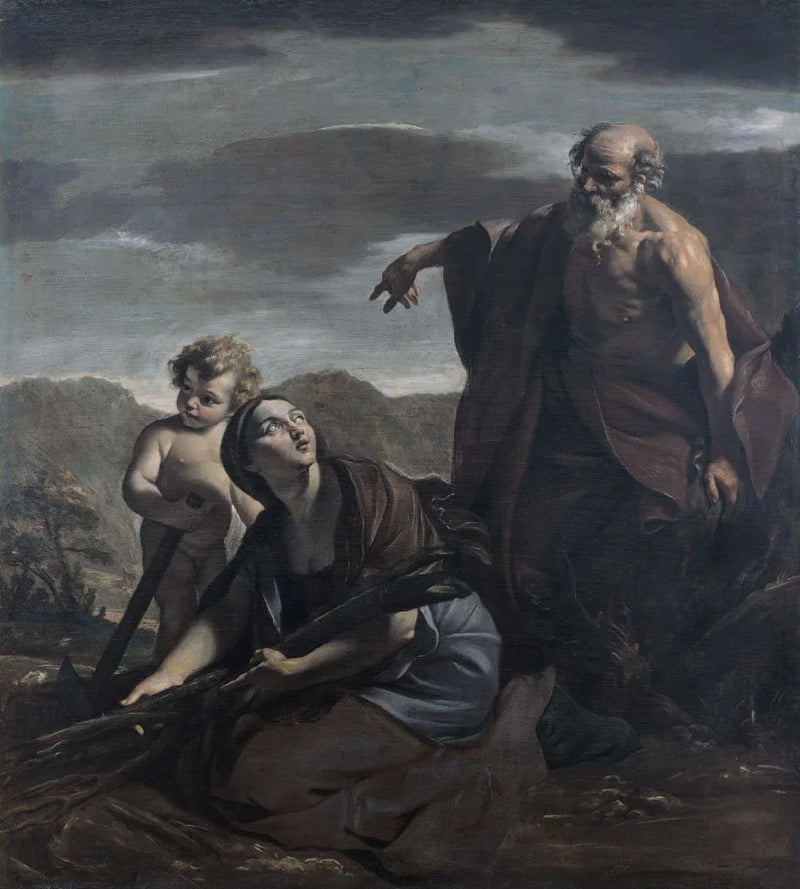 Élie e la vedova di Sarepta - Giovanni Lanfranco