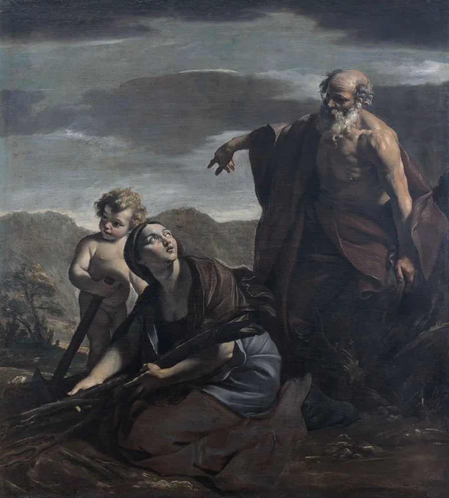 Élie e la vedova di Sarepta - Giovanni Lanfranco