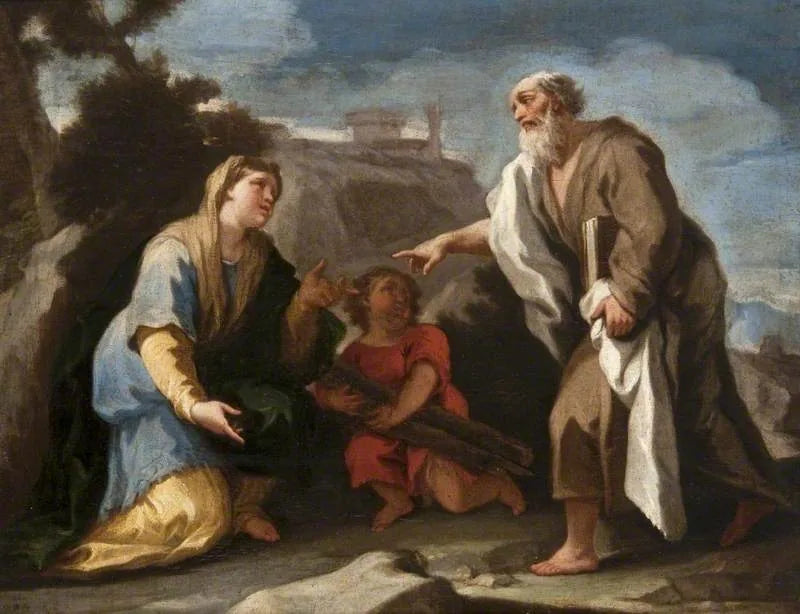 Élie e la vedova di Sarepta - Luca Giordano