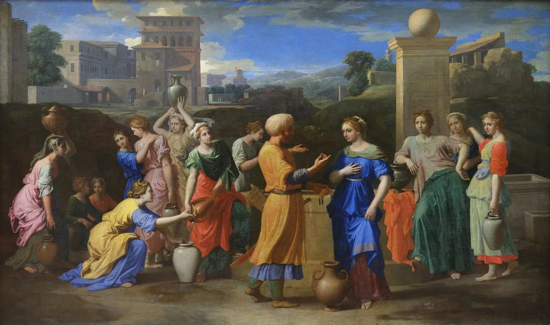 Éliézer e Rebecca - Nicolas Poussin