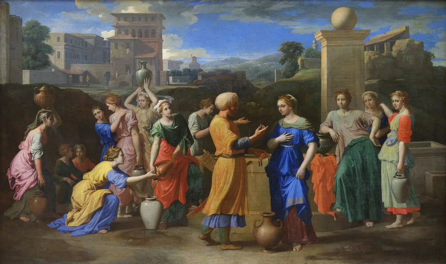 Éliézer e Rebecca - Nicolas Poussin