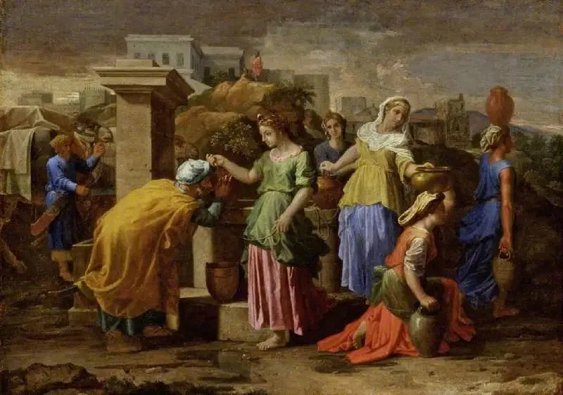 Éliézer e Rebecca - Nicolas Poussin