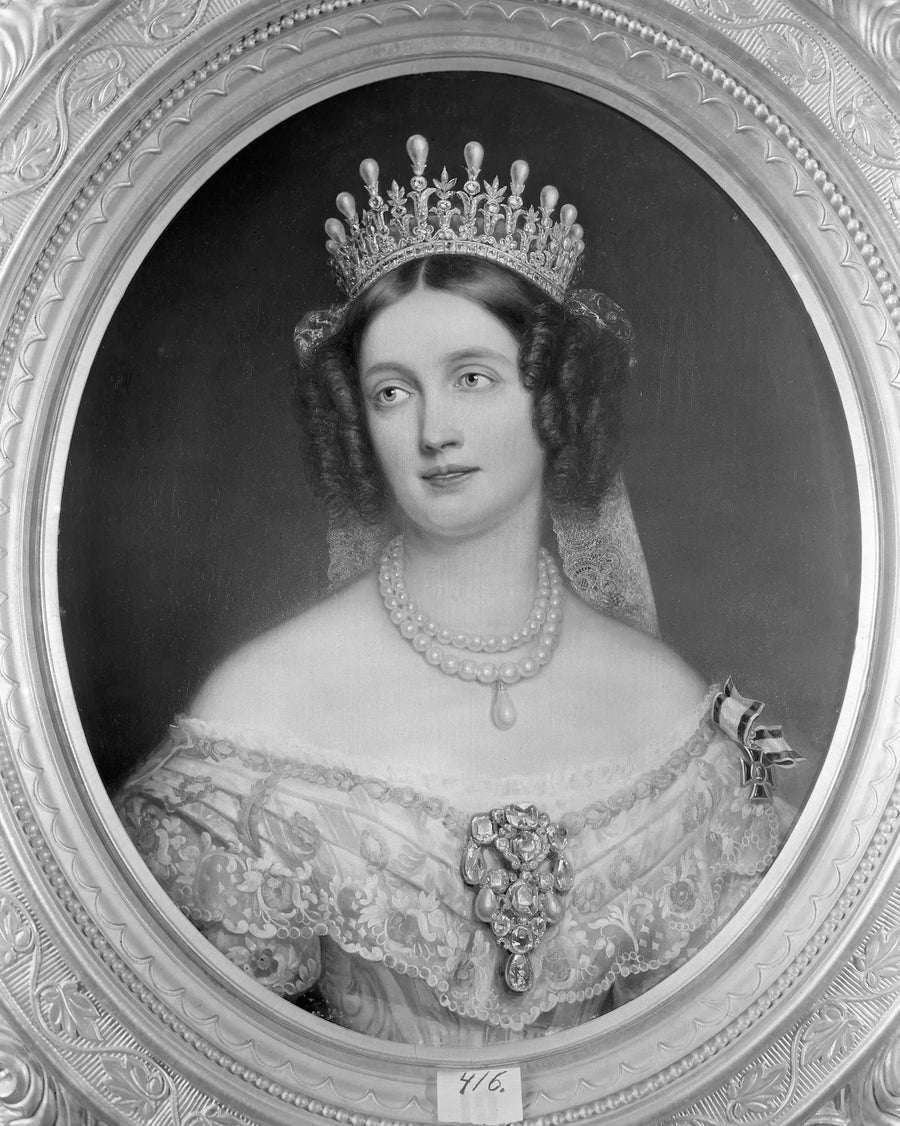 Elisabetta (1801-1873), madre di Preussen, principessa del Bayern, fondatrice del re Fredrik Vilhelm IV - Joseph Karl Stieler