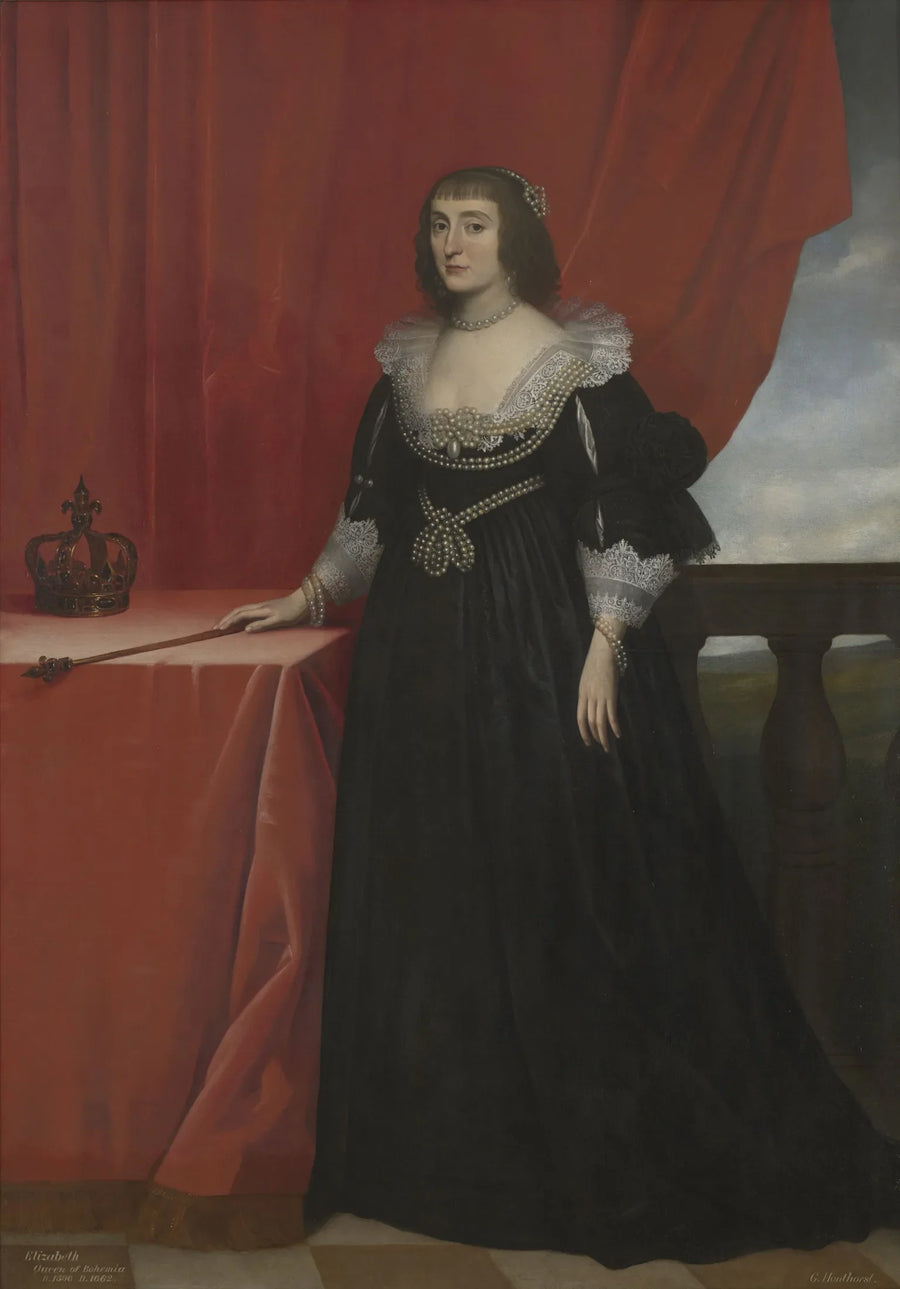 Elisabetta, regina di Boemia (1596–1662), la « regina dell'inverno » - Gerrit van Honthorst