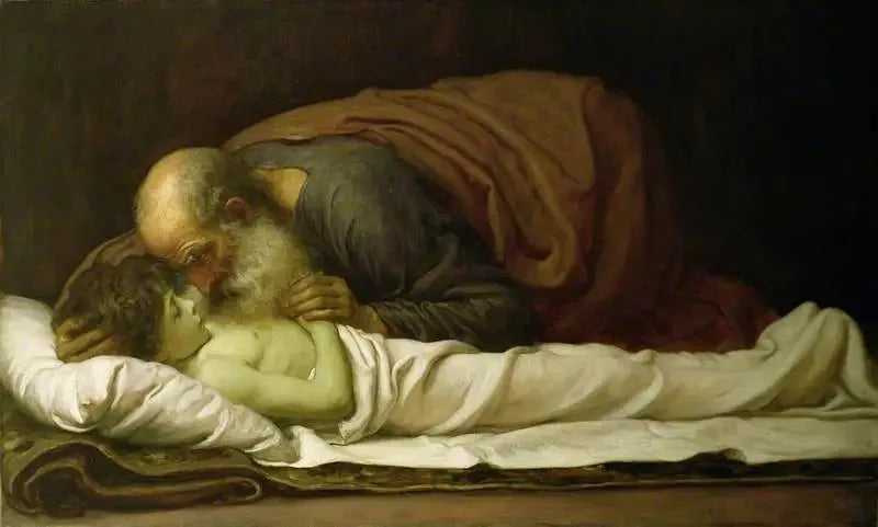 Élisée risuscita il figlio della Sunamita - Frederic Leighton