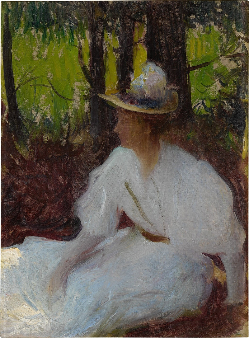 Ellen nei boschi - Frank Weston Benson