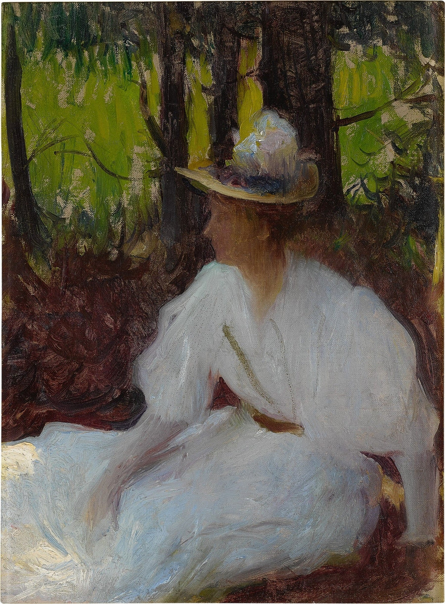 Ellen nei boschi - Frank Weston Benson