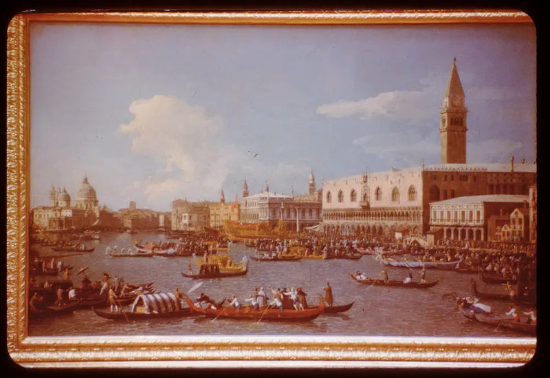 Imbarco del Doge di Venezia, per la cerimonia del matrimonio dell'Adriatico - Canaletto