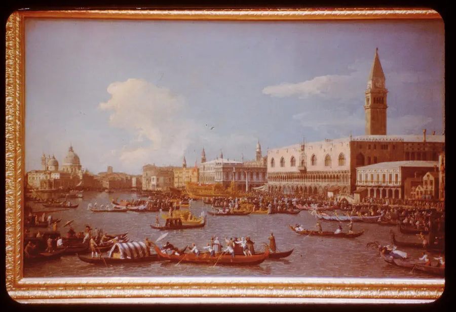 Imbarco del Doge di Venezia, per la cerimonia del matrimonio dell'Adriatico - Canaletto