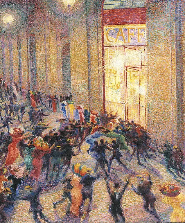 Rivolta nella galleria - Umberto Boccioni