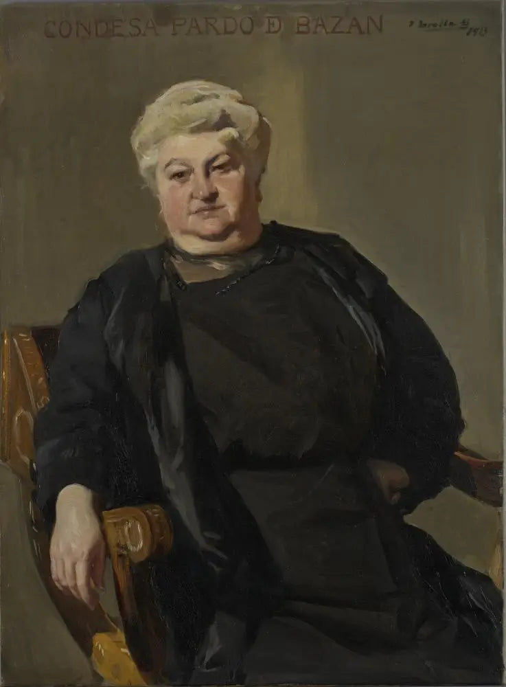 Emilia Pardo Bazán, Contessa di Pardo Bazán - Joaquín Sorolla
