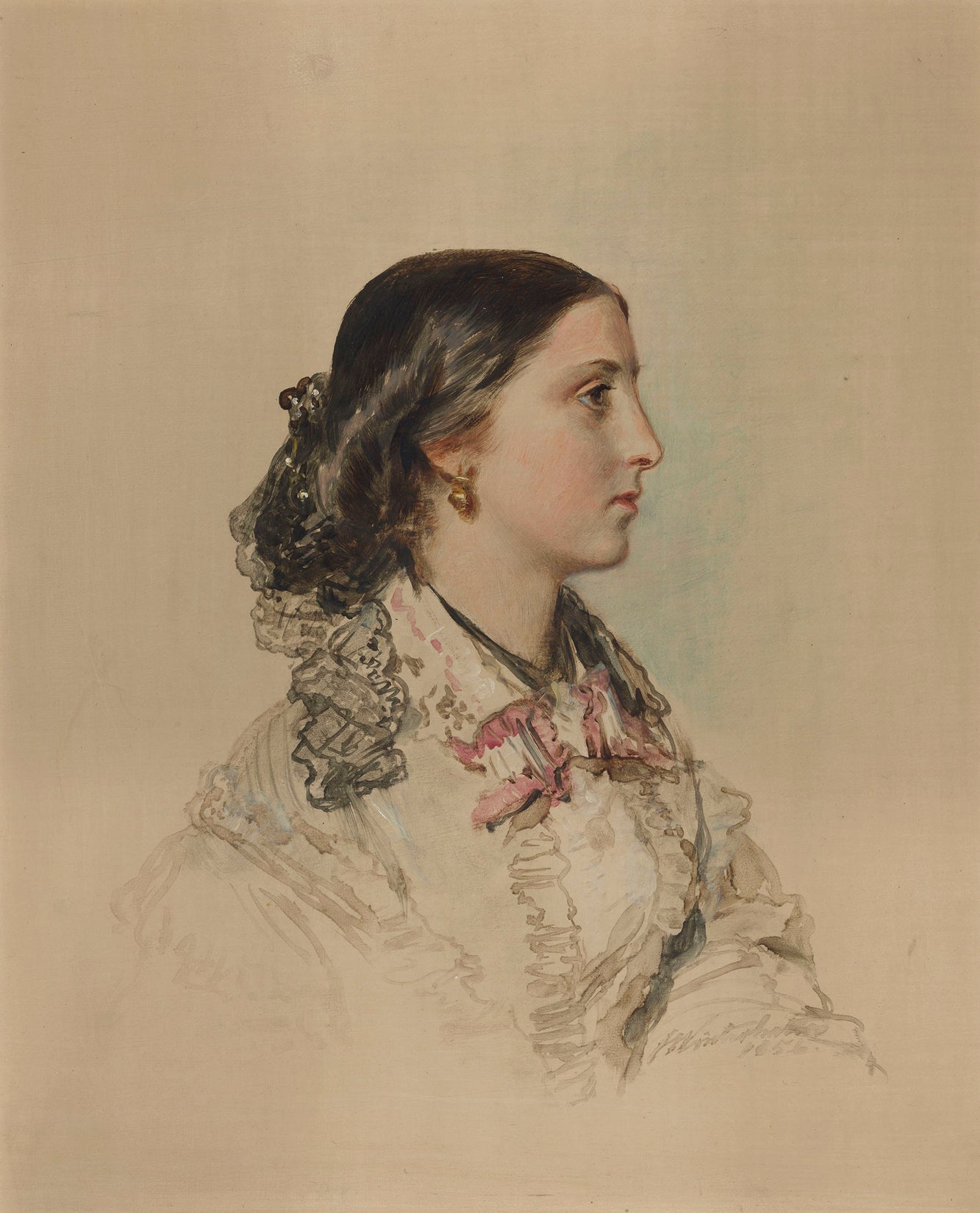 Emily Cathcart (1834-1917) - Franz Xaver Winterhalter - Alpha Reproduction