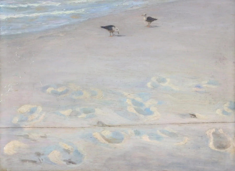 Impronte di passi nella sabbia - Peder Severin Krøyer