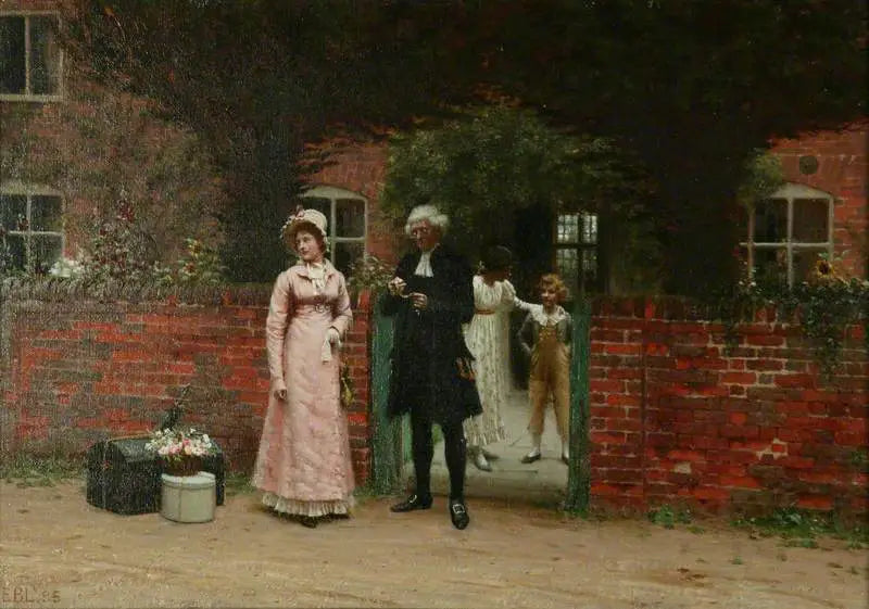 In attesa del coach - Edmund Blair Leighton