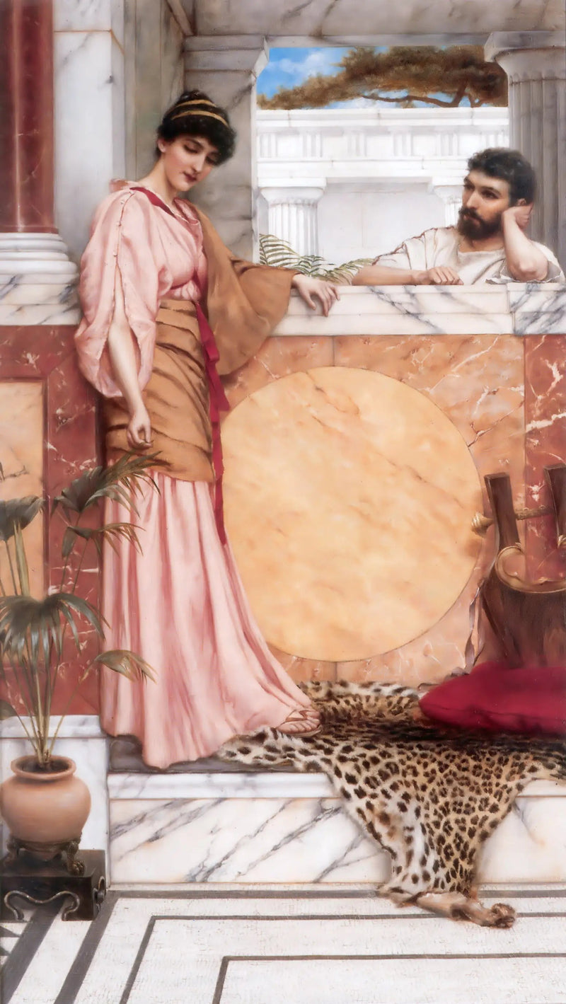 In attesa di una risposta - John William Godward