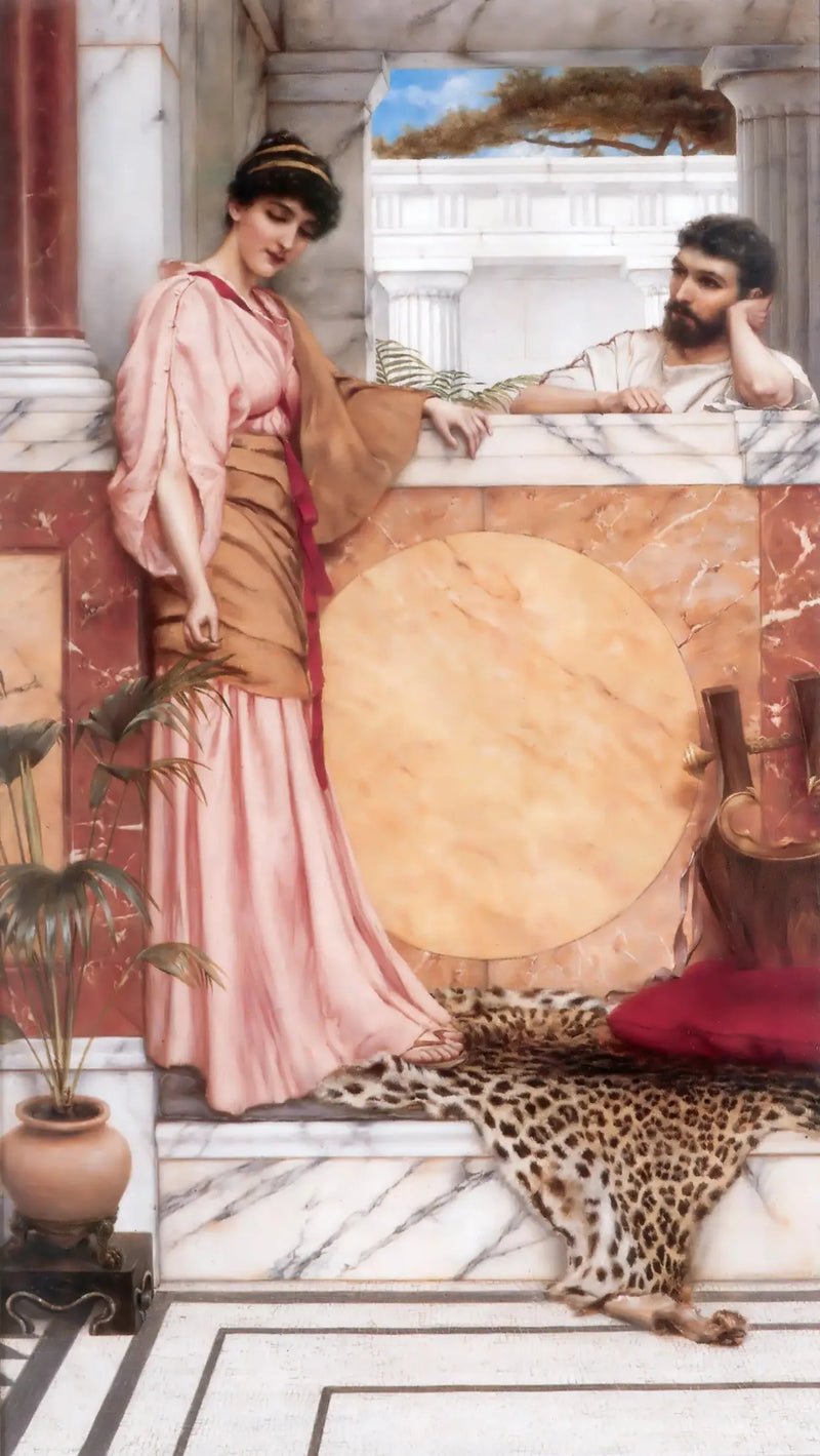 In attesa di una risposta - John William Godward