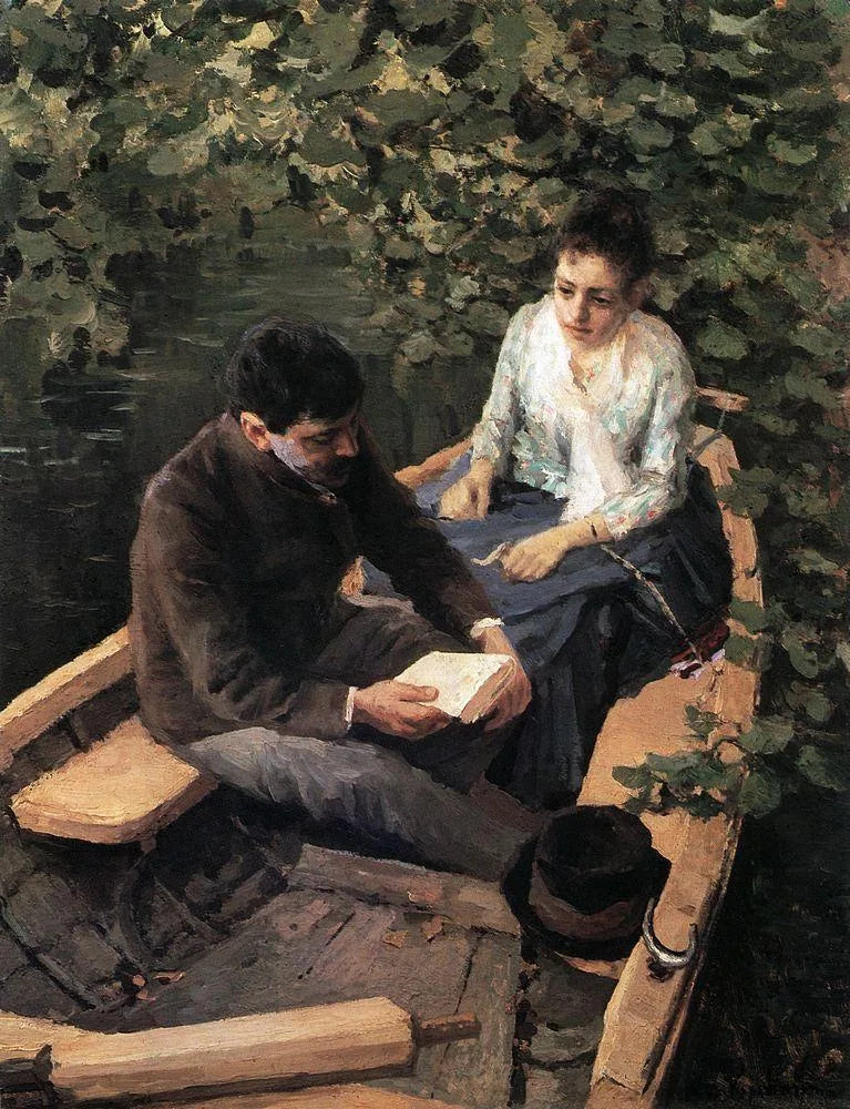 In barca - Konstantin Korovin