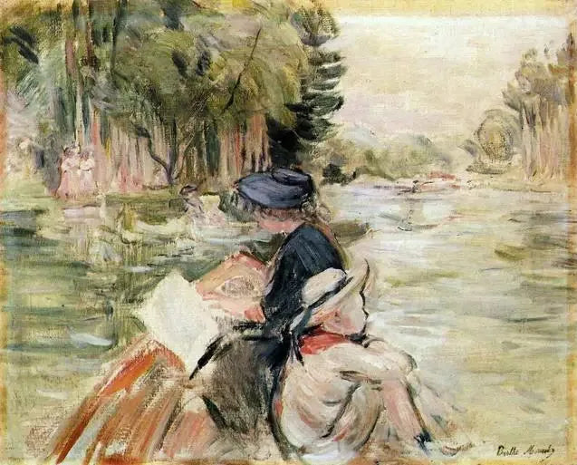 In barca - Berthe Morisot