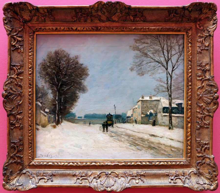 In inverno, effetto neve - Alfred Sisley