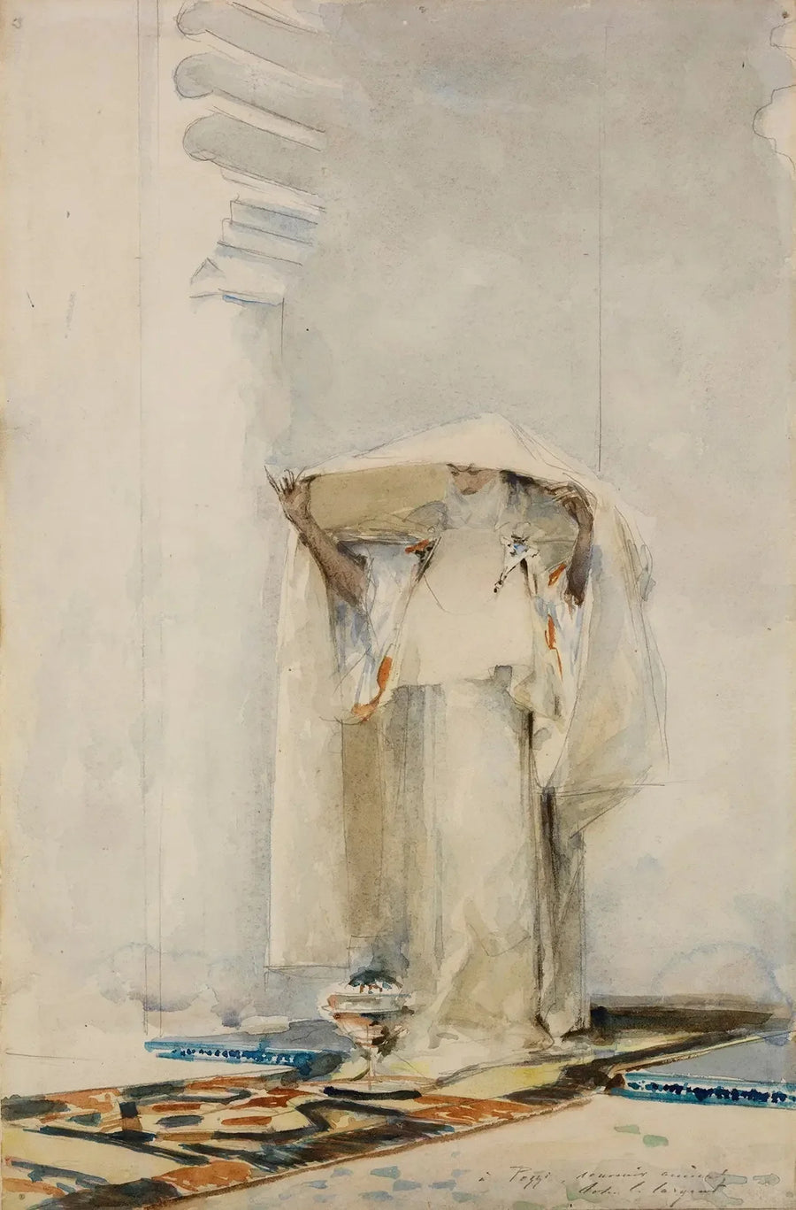 Incenser il velo - John Singer Sargent