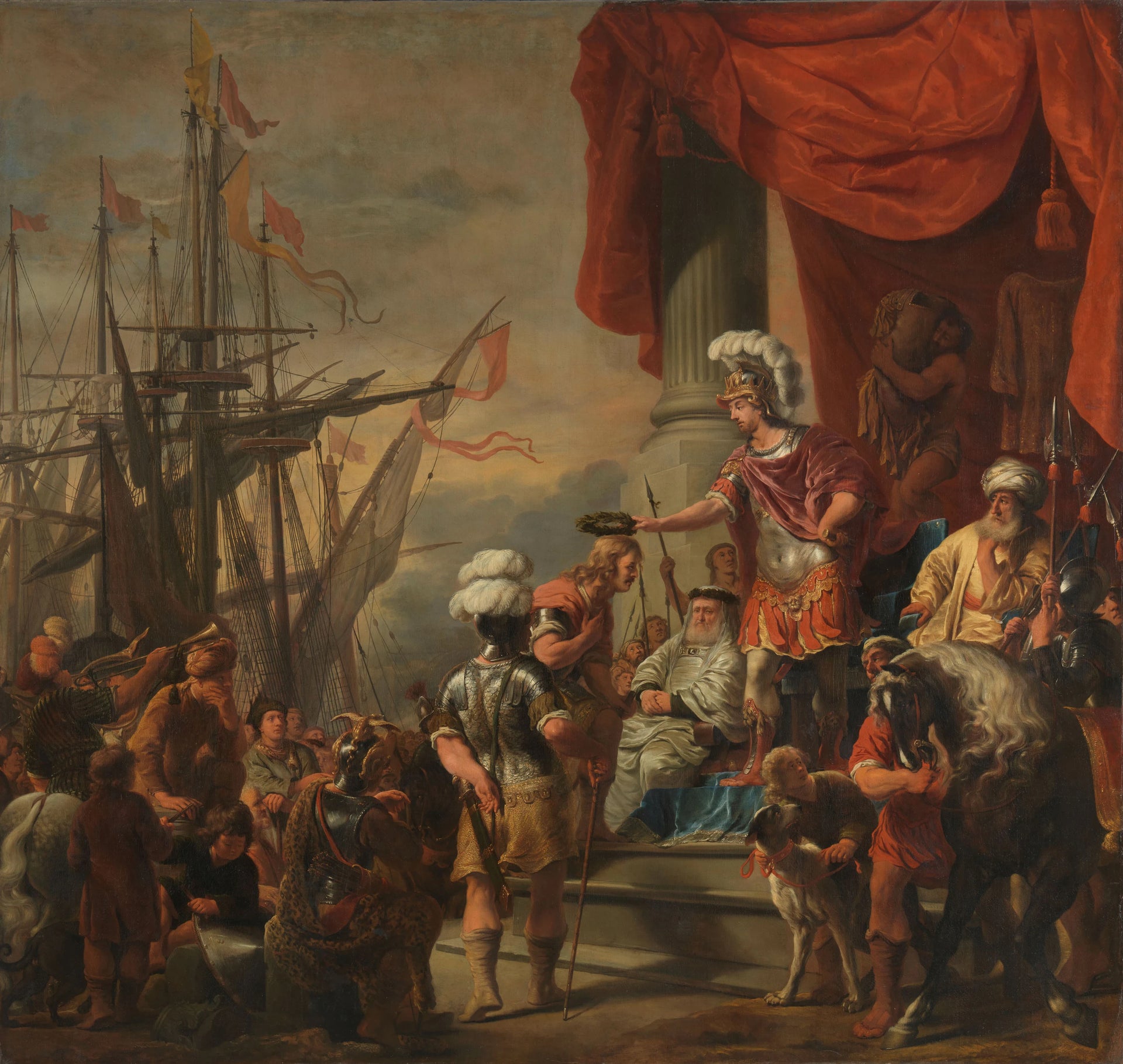 Enée couronne Cloanthus - Ferdinand Bol