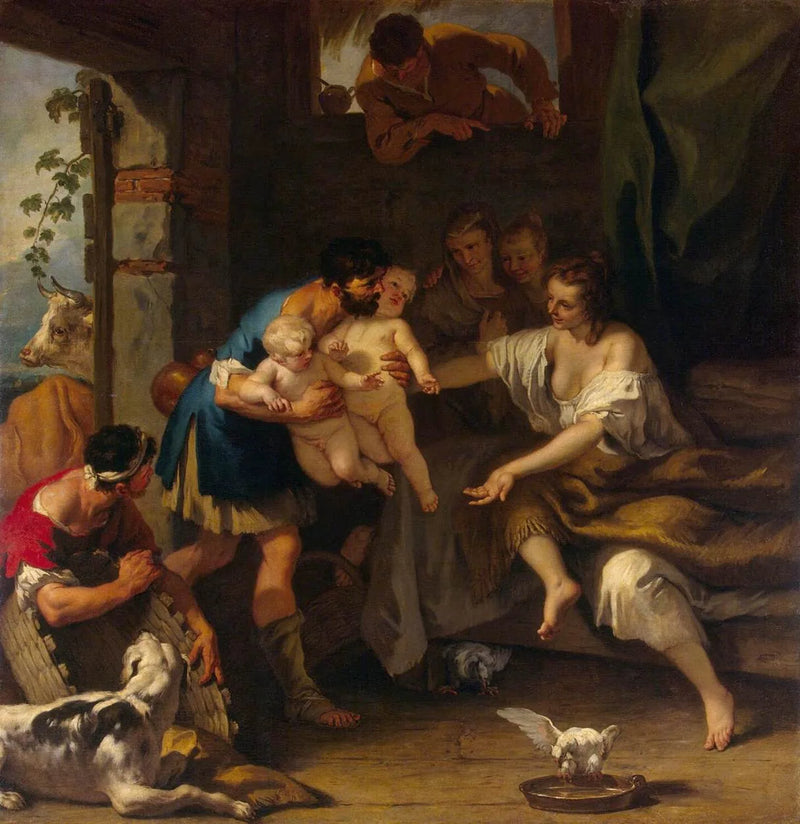 Infanzia di Romolo e Remo - Sebastiano Ricci