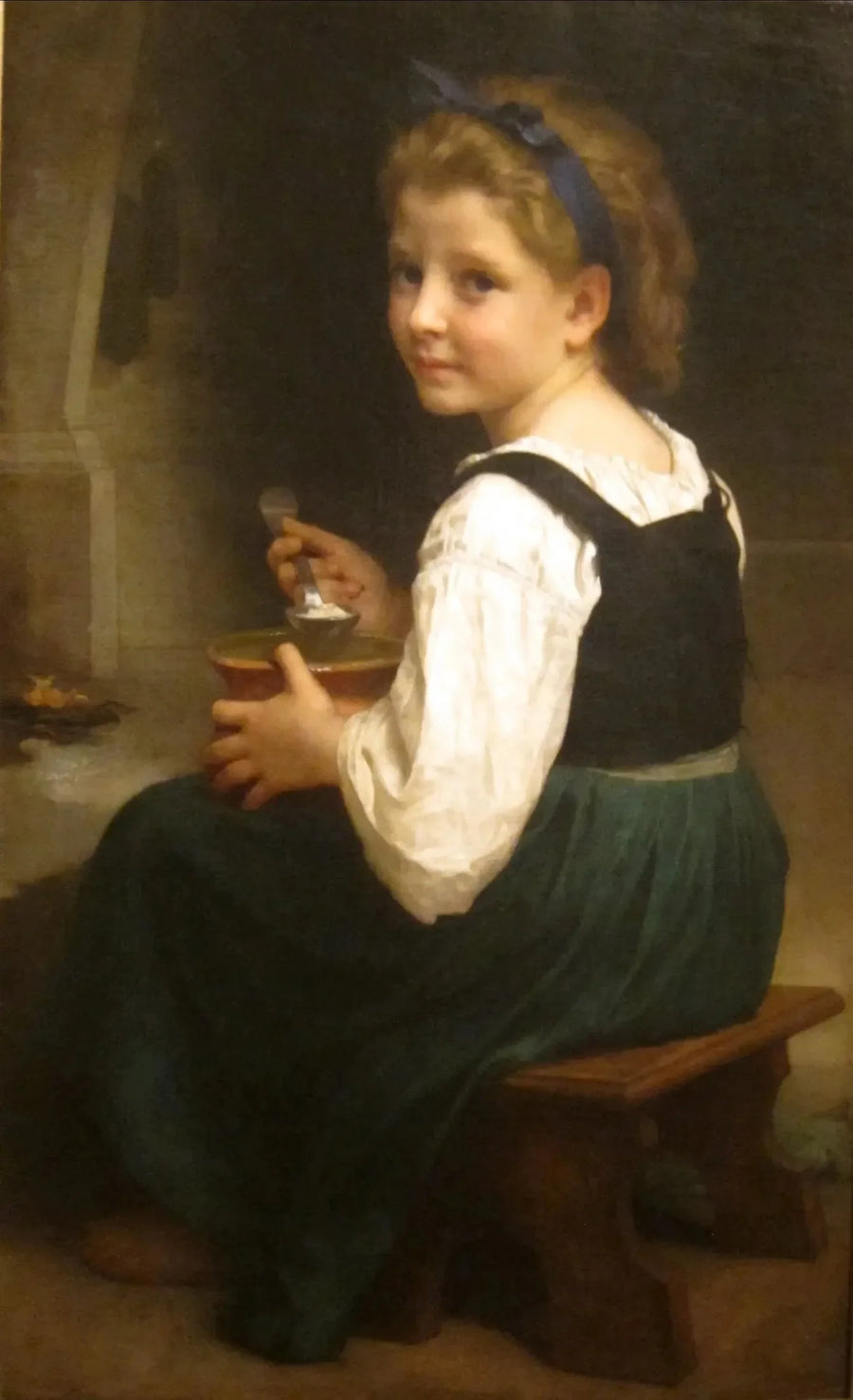 Bambino con la tazza di latte - Bouguereau