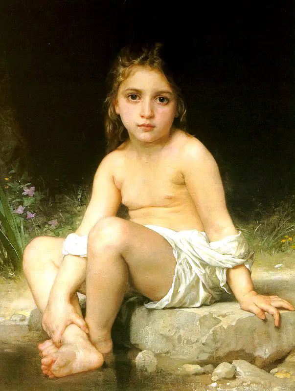 Bambino nella vasca - Bouguereau