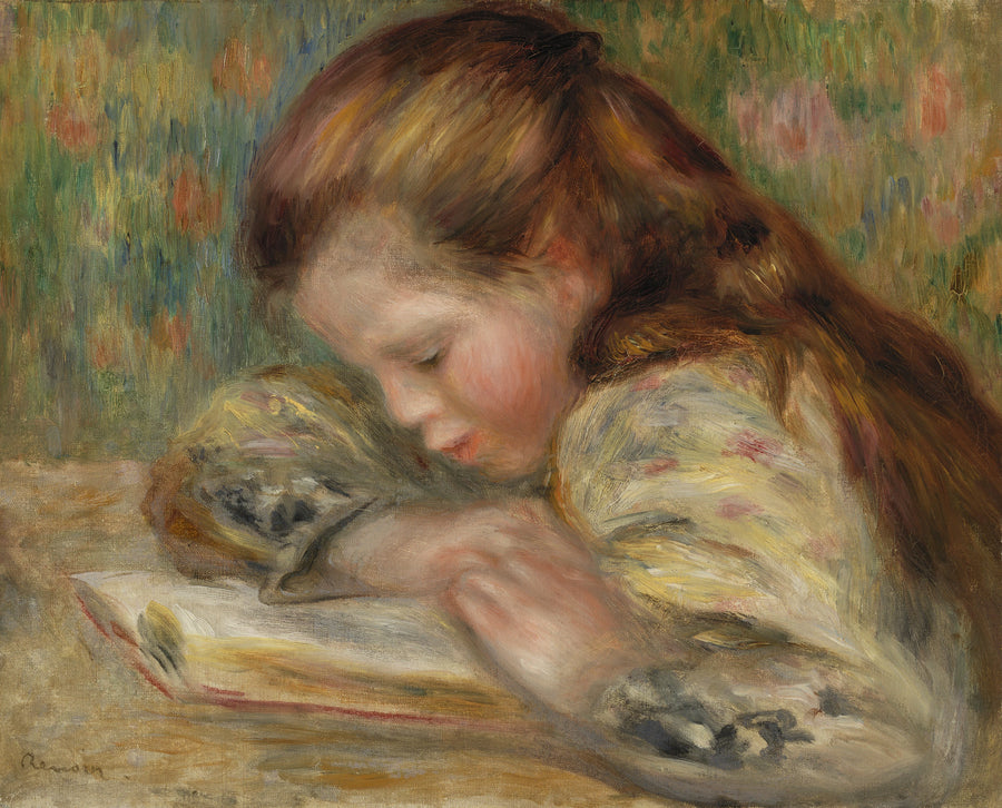 Bambino che legge - Pierre-Auguste Renoir
