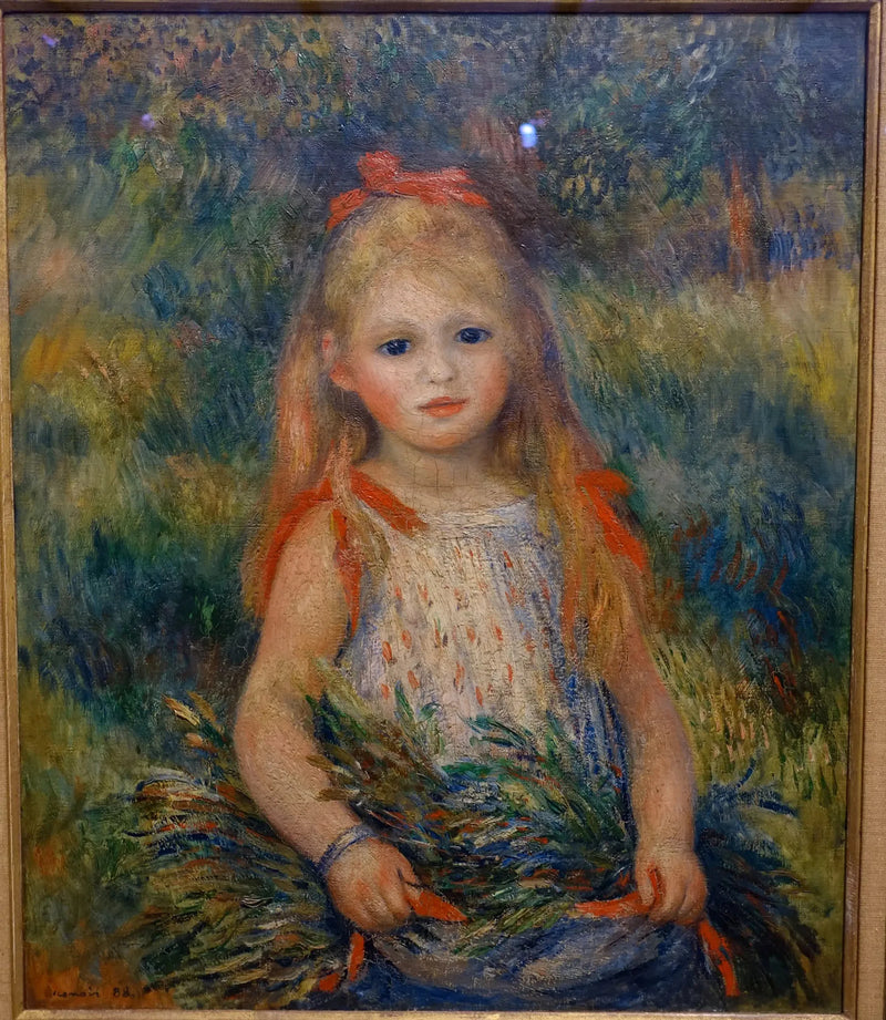 Bambino con spighe - Pierre-Auguste Renoir