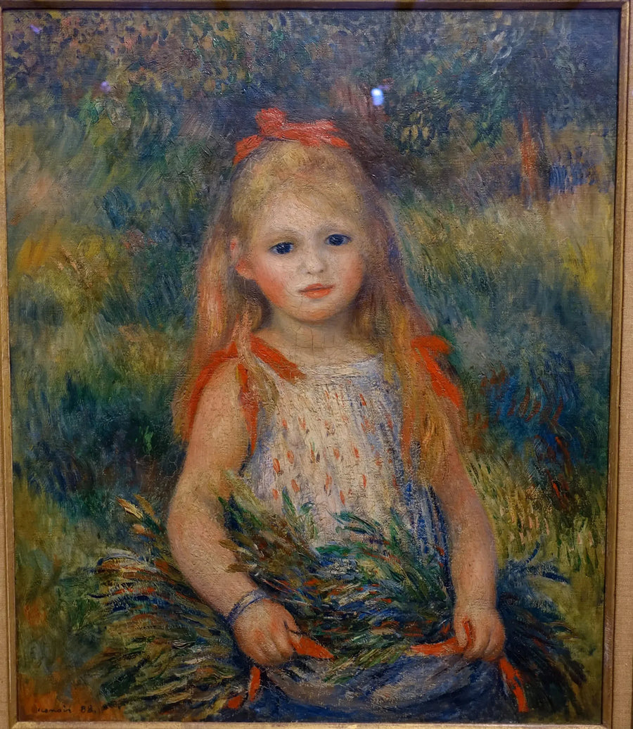 Bambino con spighe - Pierre-Auguste Renoir