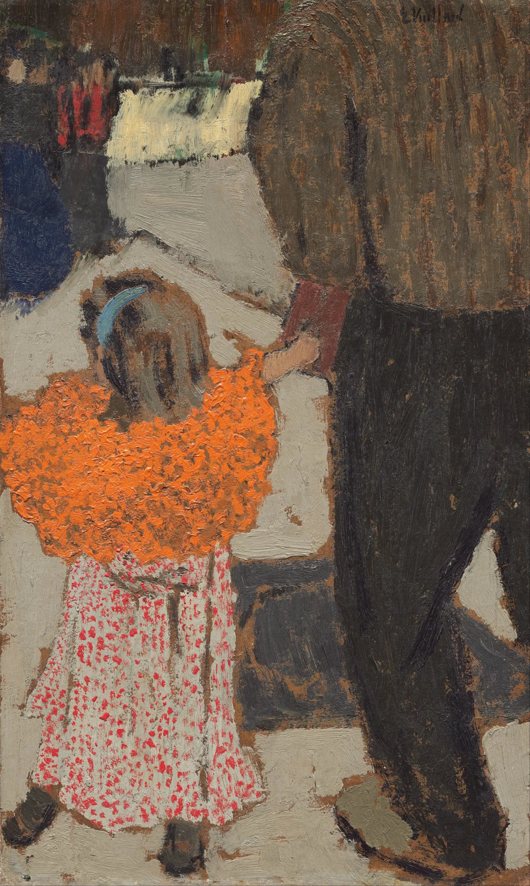 Enfant portant un foulard rouge - Édouard Vuillard - Alpha Reproduction