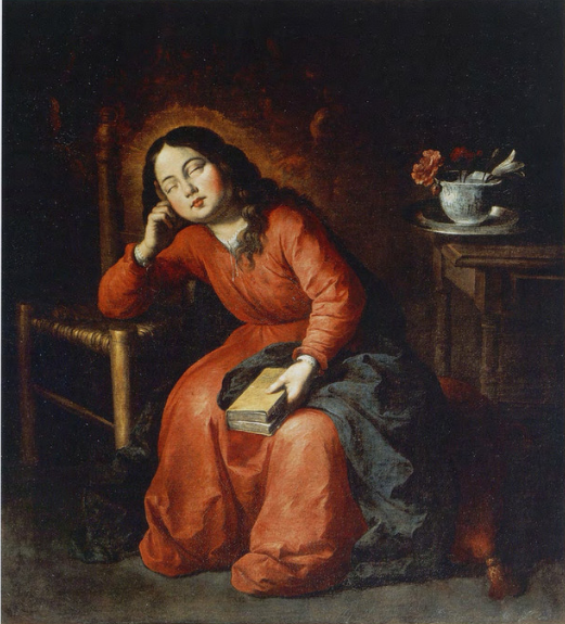 Bambino Vergine addormentato - Francisco de Zurbarán