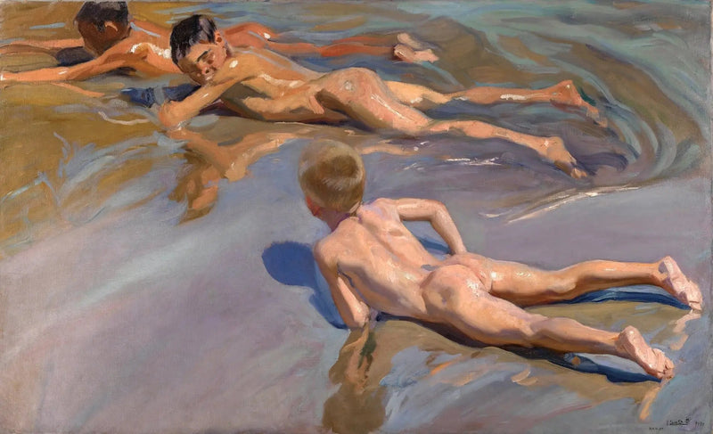 Bambini in spiaggia - Joaquín Sorolla