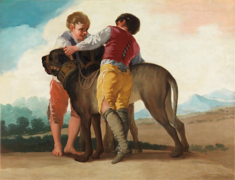 Bambini con cani - Francisco de Goya