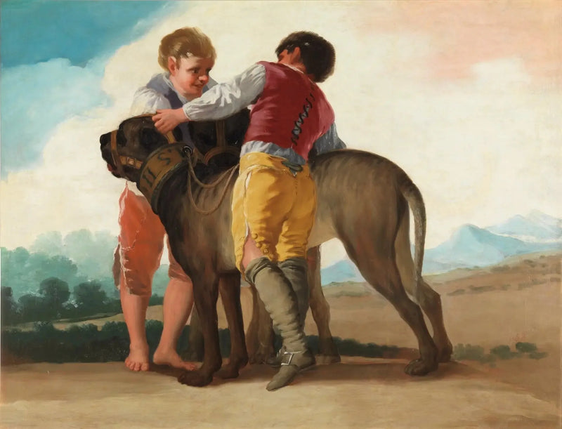 Bambini con cani - Francisco de Goya