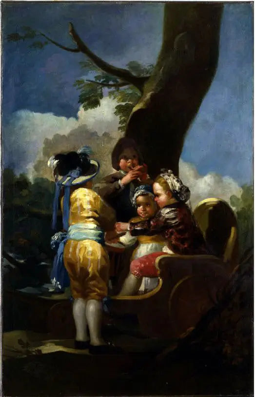 Bambini in un carretto - Francisco de Goya