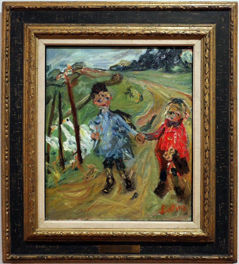 Bambini e oche - Chaim Soutine