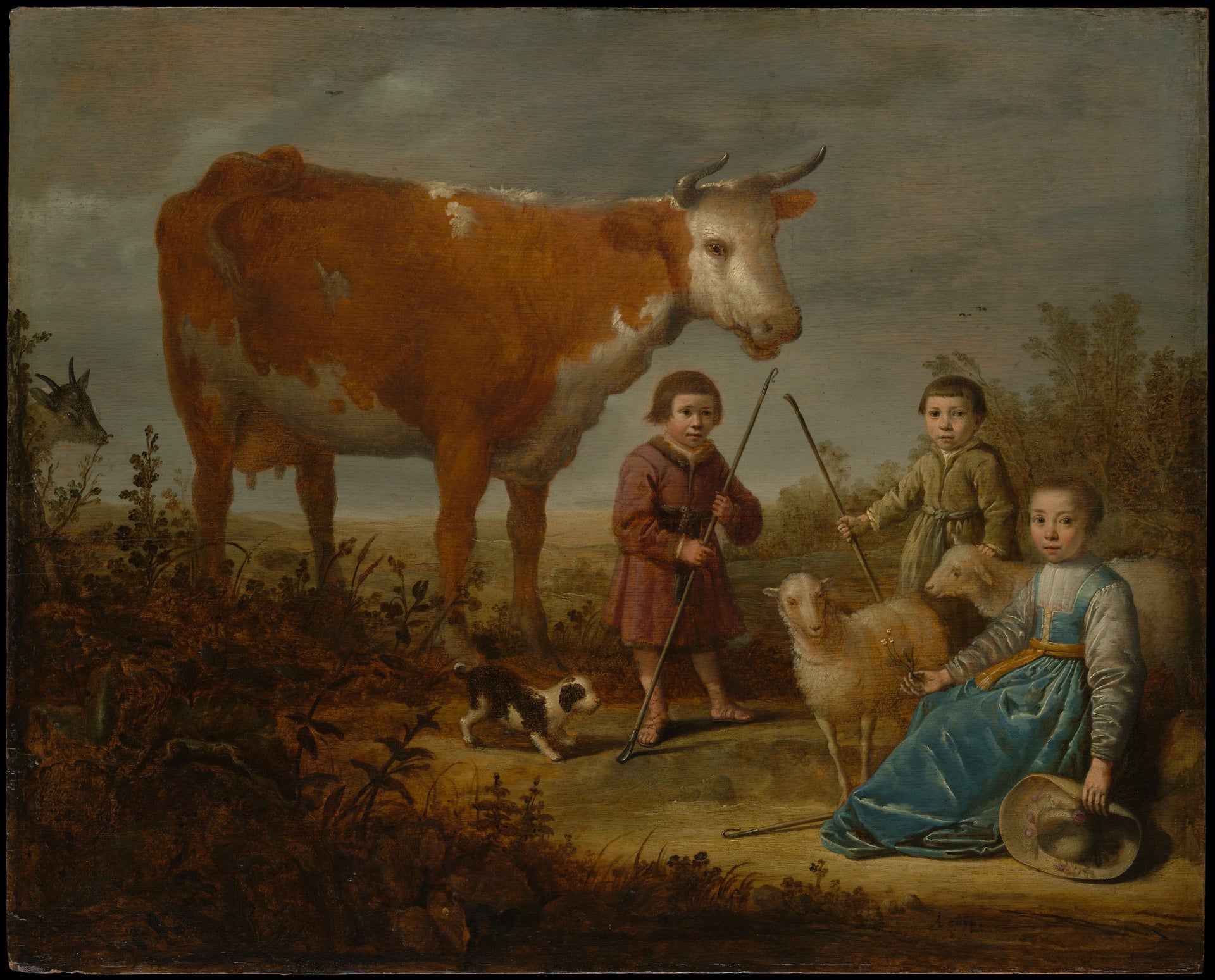 Enfants et une vache - Aelbert Cuyp