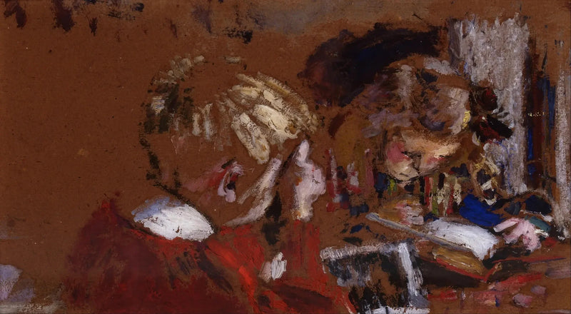 Bambini che leggono, Jacques et Annette Roussel - Édouard Vuillard