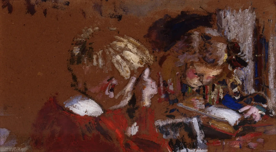 Bambini che leggono, Jacques et Annette Roussel - Édouard Vuillard