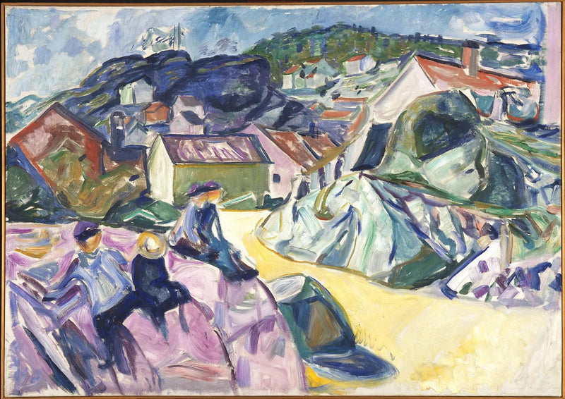 Bambini sulla roccia - Edvard Munch