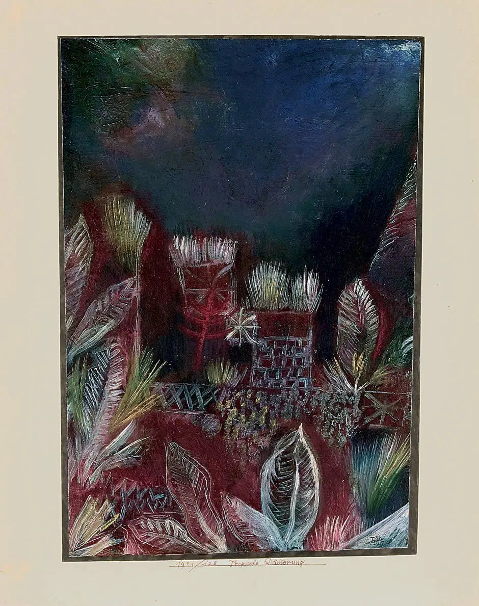 Enfer tropical - Paul Klee image 1 reproduction artisanale de tableau