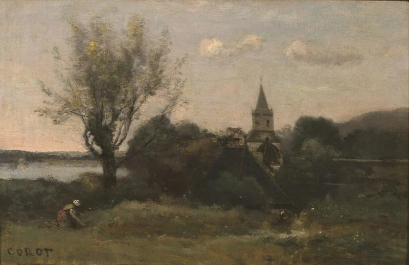 Ennery vicino ad Auvers - Jean-Baptiste Camille Corot