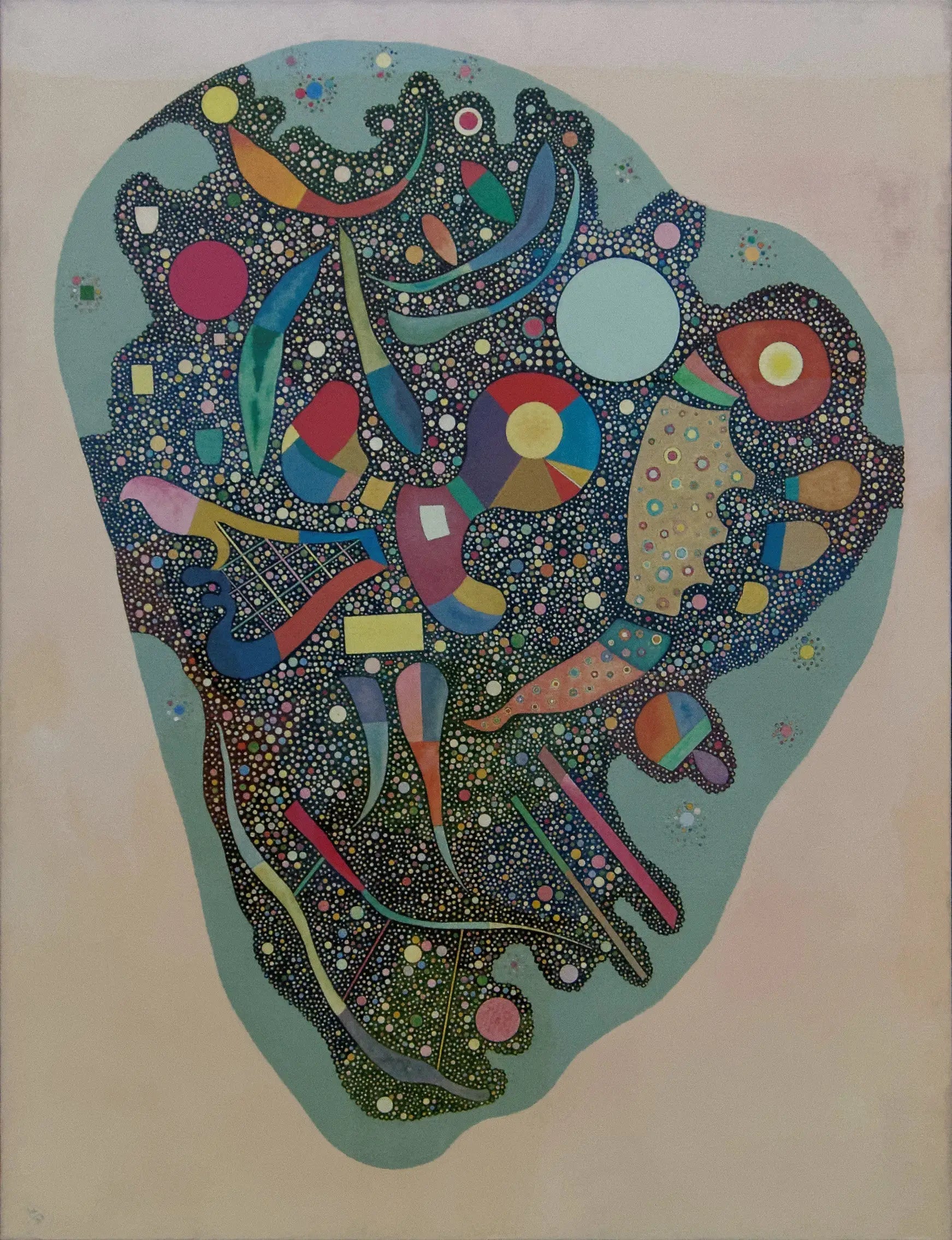 Entassement réglé - Vassily Kandinsky image 1 reproduction d’œuvre d’art à l’huile